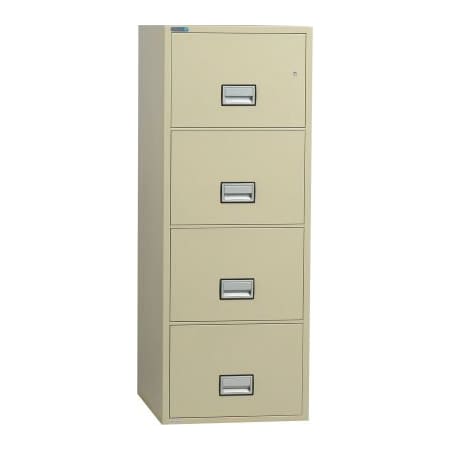 Phoenix Safe International Phoenix Safe Vertical 31" 4-Drawer Legal Fire and Water Resistant File Cabinet, Putty - LGL4W31P LGL4W31P